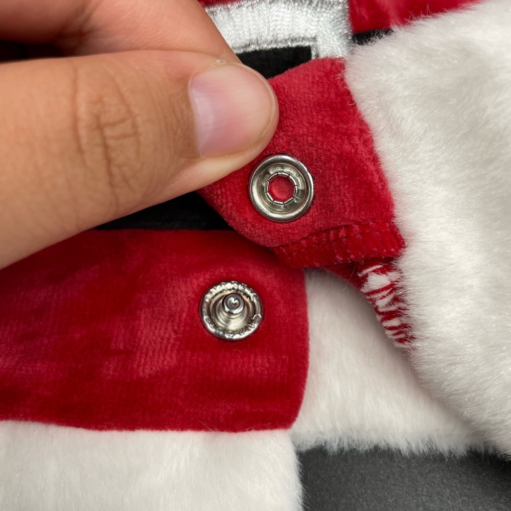Unisex Santa baby infant 0-3 months vintage Santa outfit - Picture 7 of 9